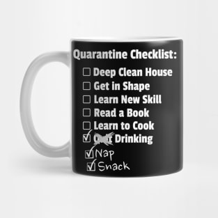 Quarantine Checklist (White) Mug